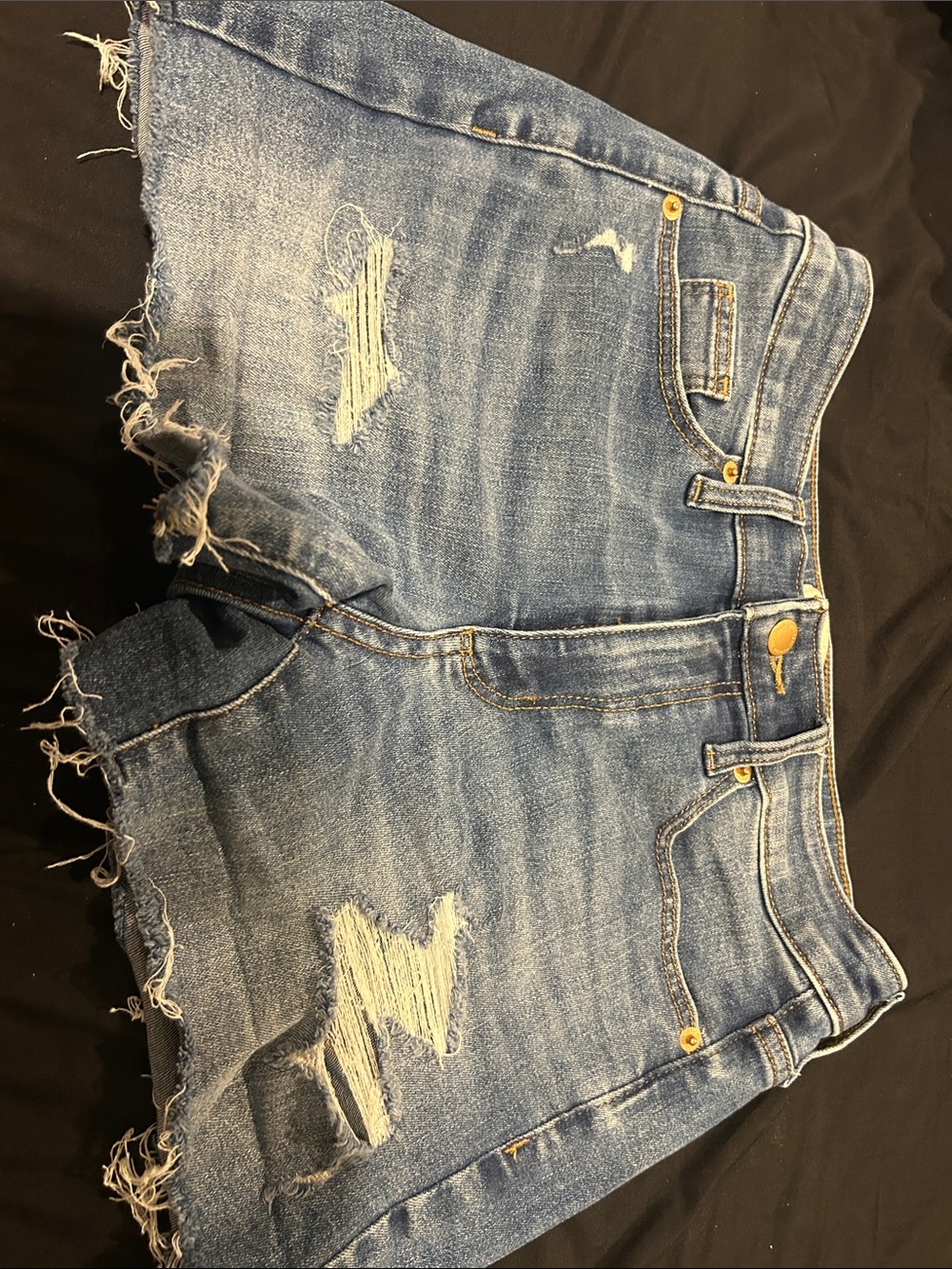 Universal Thread Distressed Light Blue Denim Cutoff Shorts